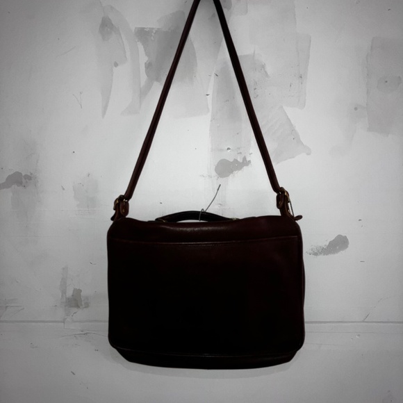 Vintage Coach 70s brown leather men’s bag - Picture 6 of 9